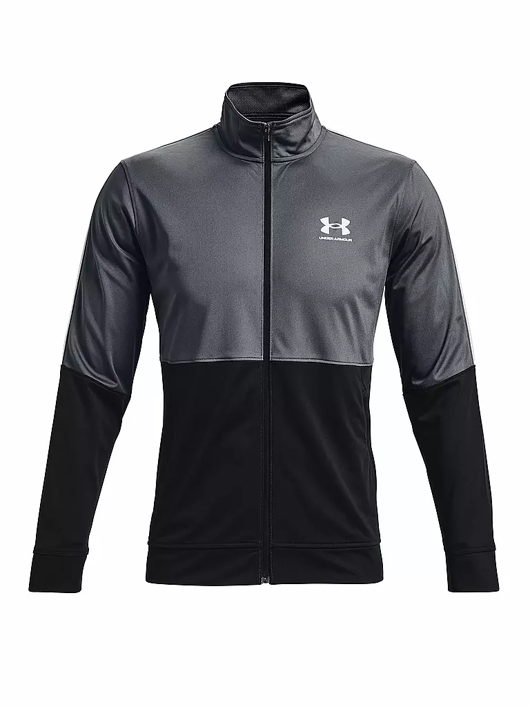 UNDER ARMOUR Herren Jacke UA Sportstyle Pique grau